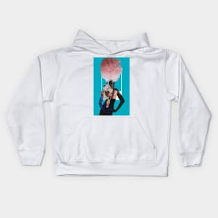 Remixed version a to barbie core Kids Hoodie